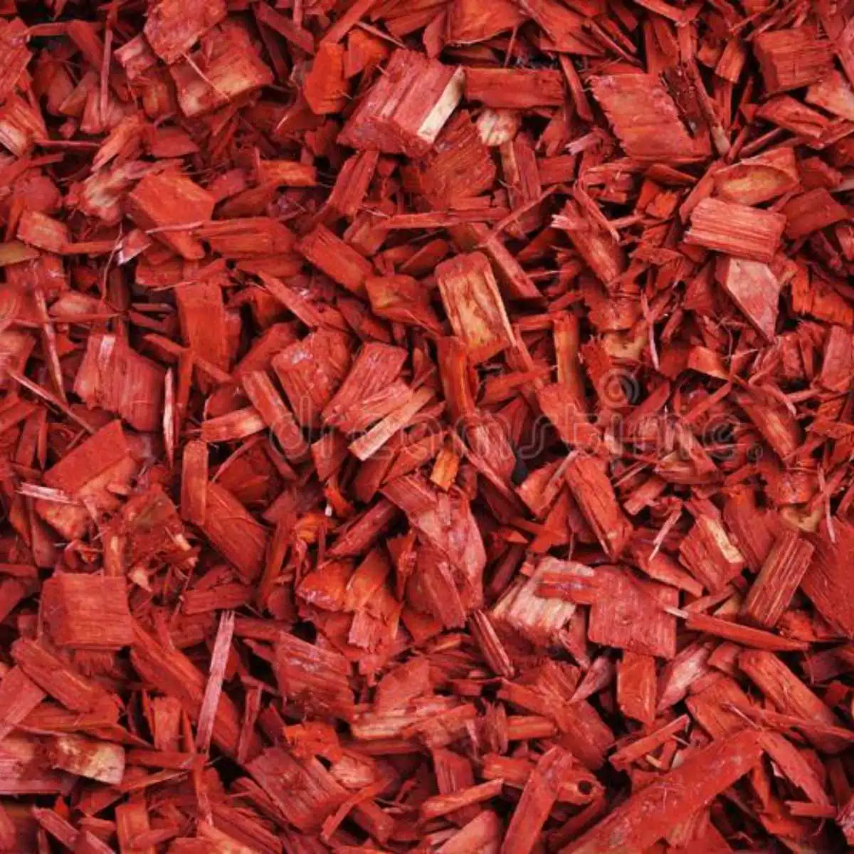 Pine Wood Chips Red